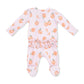 Ruffle Zipper Footie