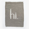 hi. Hand Knit Baby Blanket