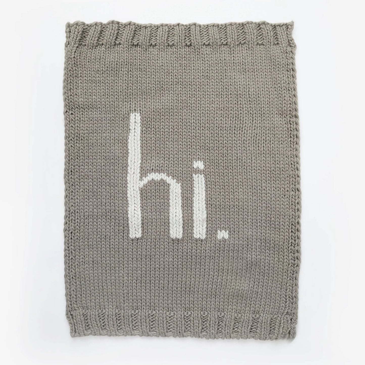 hi. Hand Knit Baby Blanket