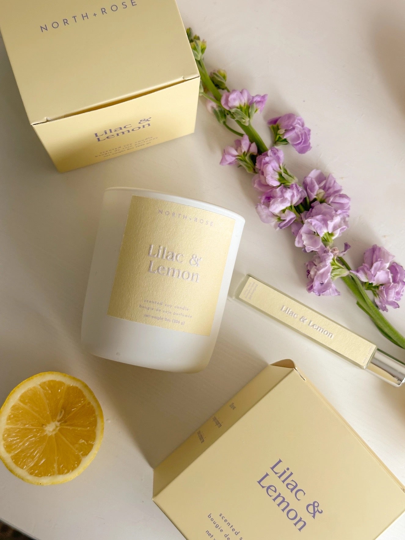 Lemon & Lilac Candle 8oz