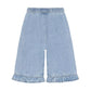 Ruffle Denim Pant