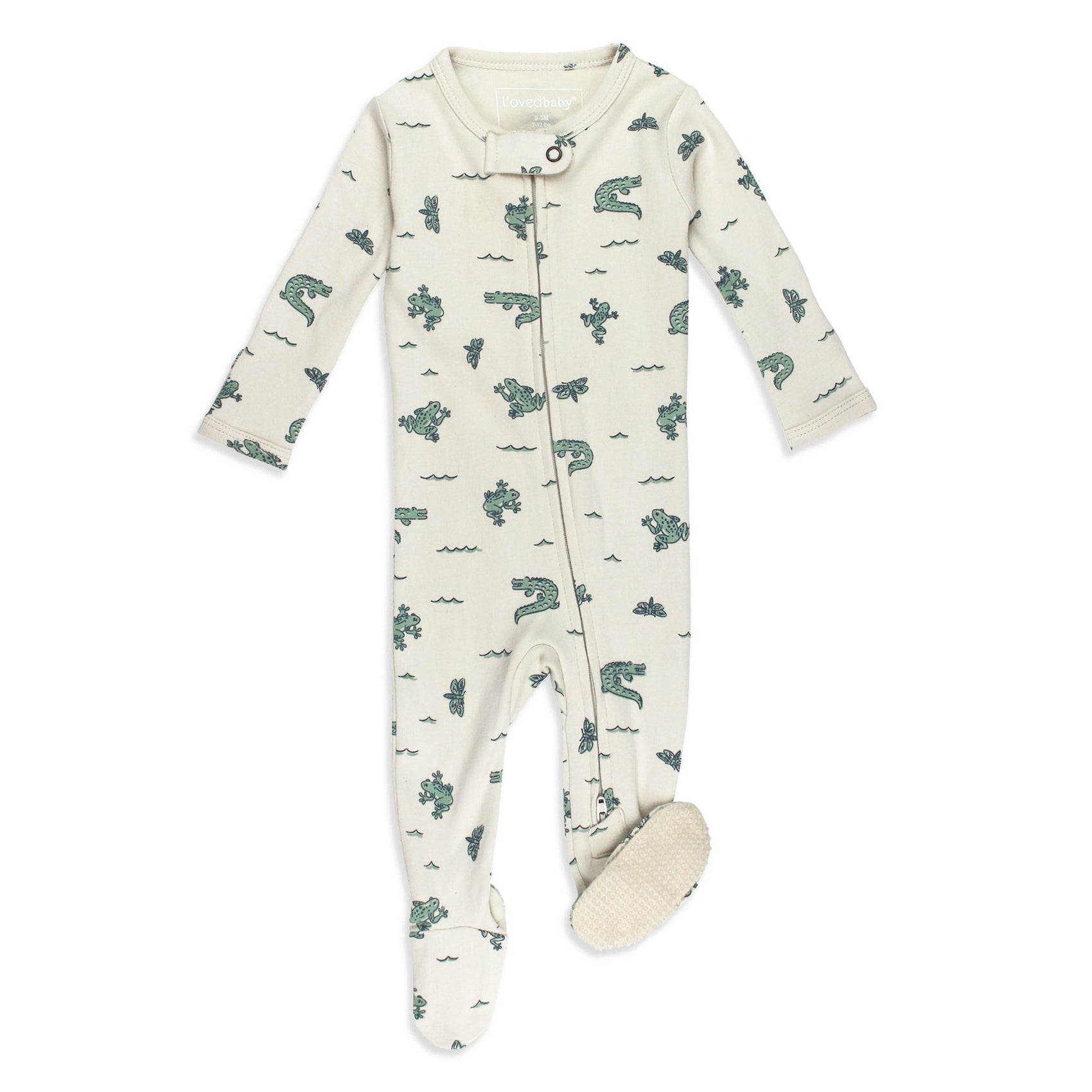 Organic Zipper Footie