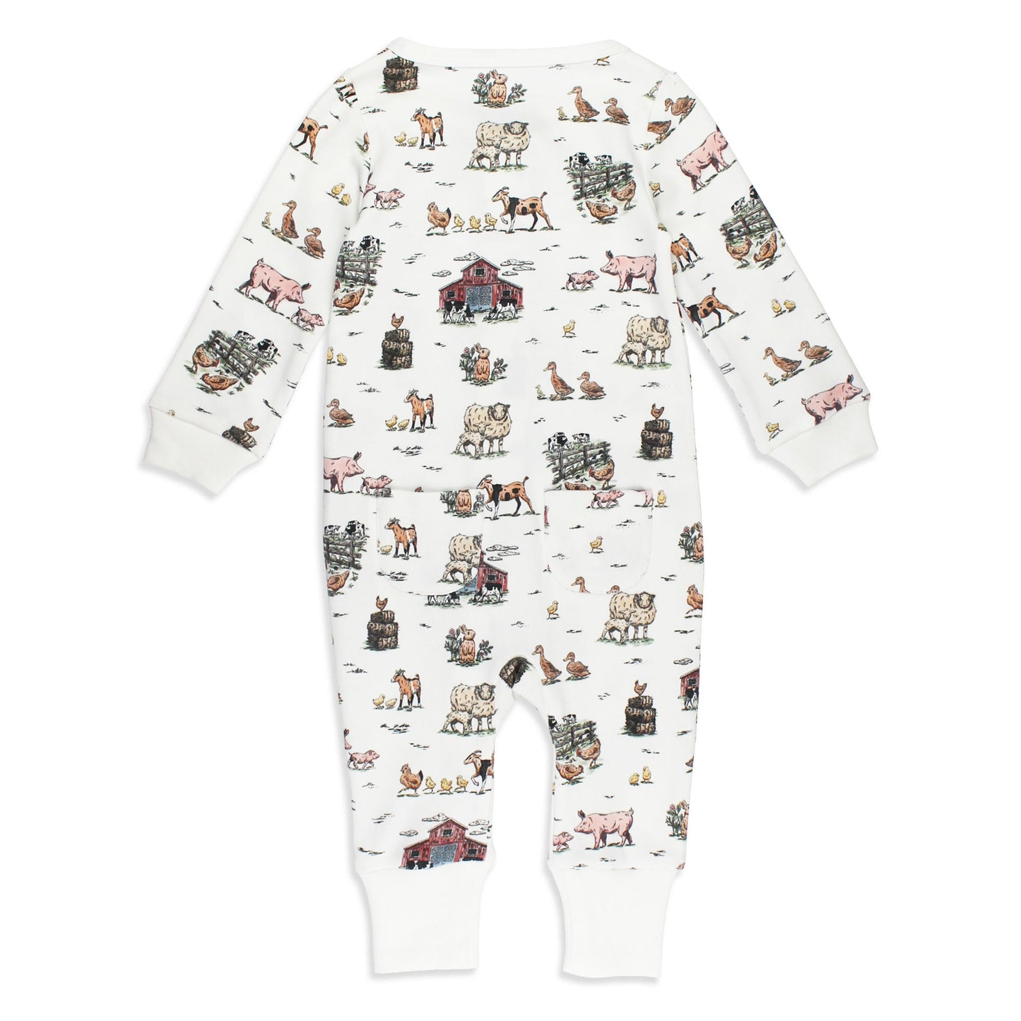Organic Zipper Romper