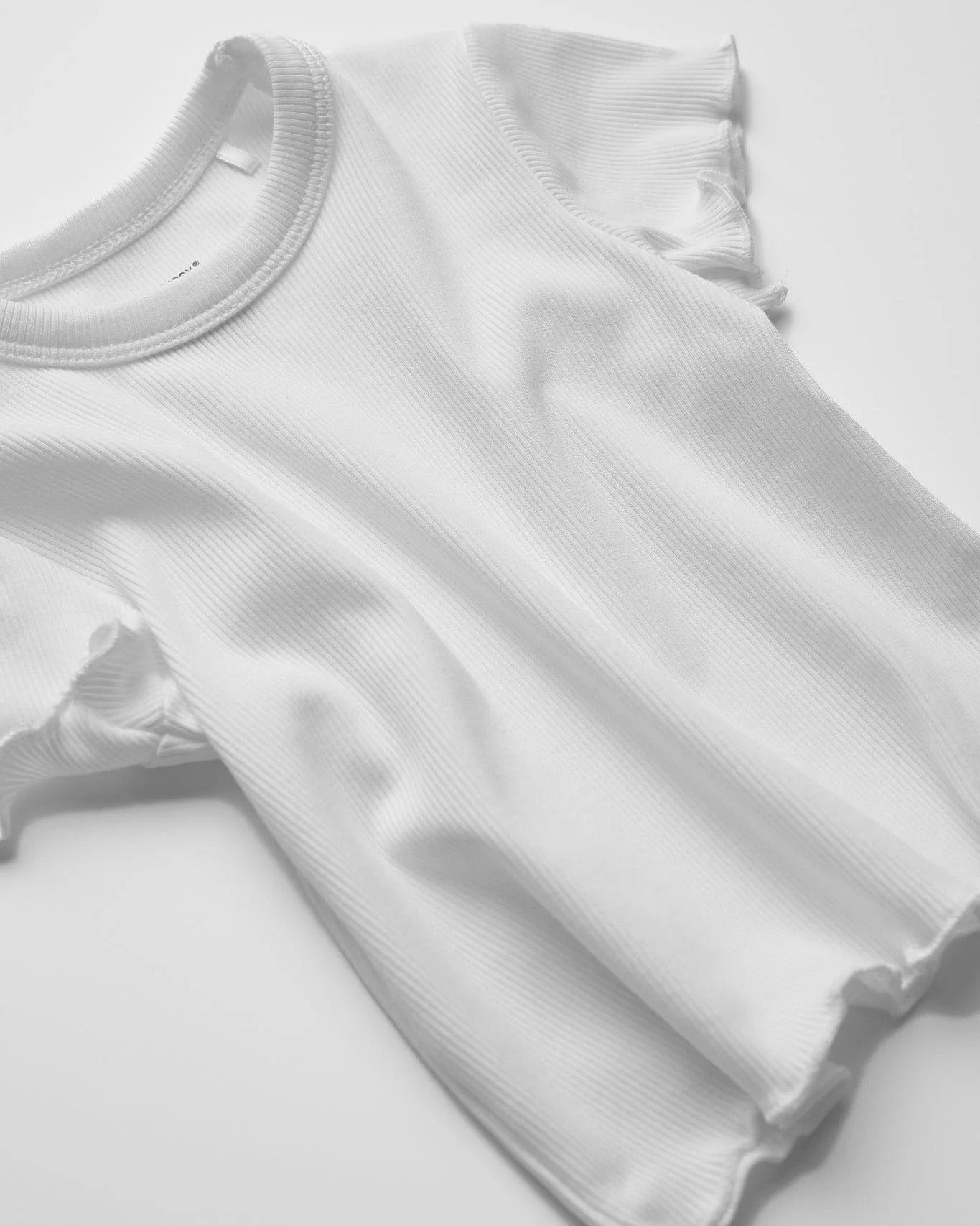 Ribbed Lettuce Tee - Baby