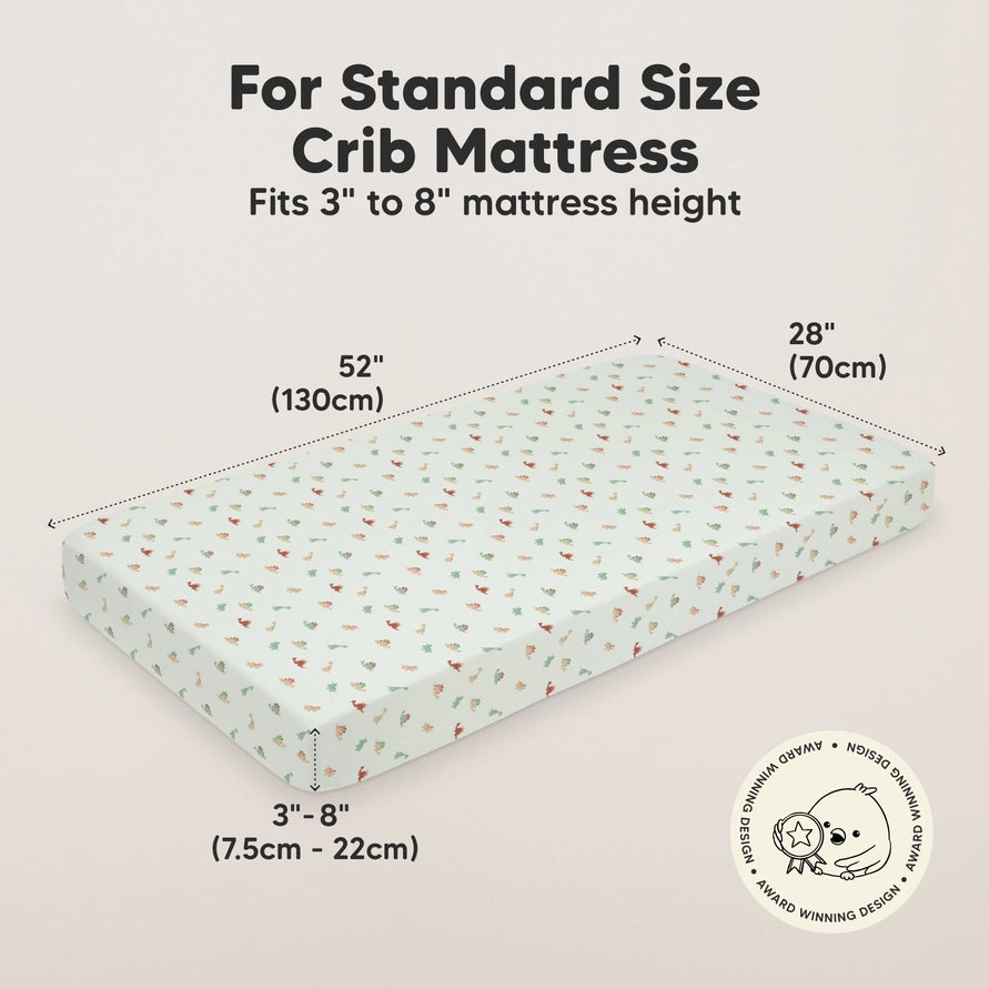 Soothe Fitted Crib Sheet 2pk