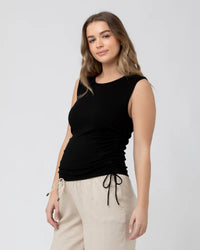 Jodie Ruched Rib Tank