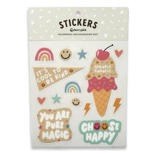 Kindness Waterproof Stickers