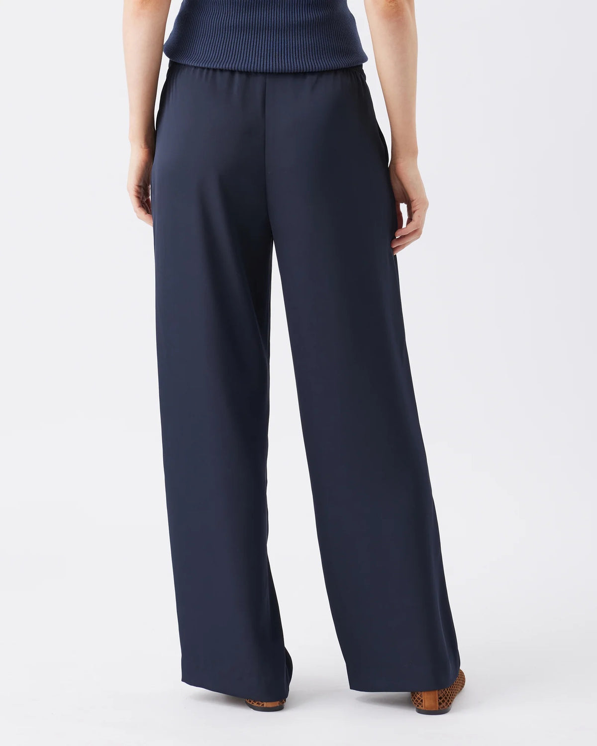 Tamara Satin Pull-On Pant