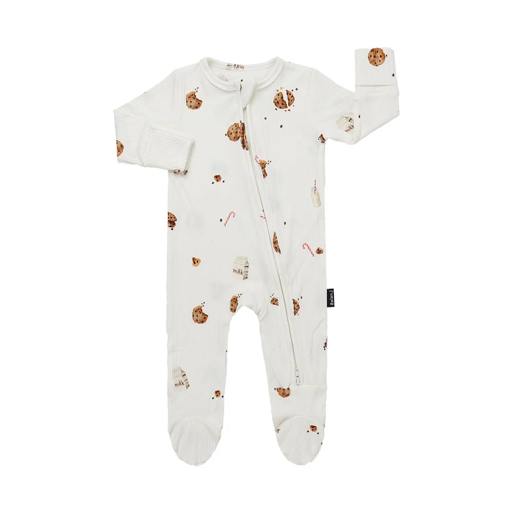Ribbed Bamboo Footed Sleeper