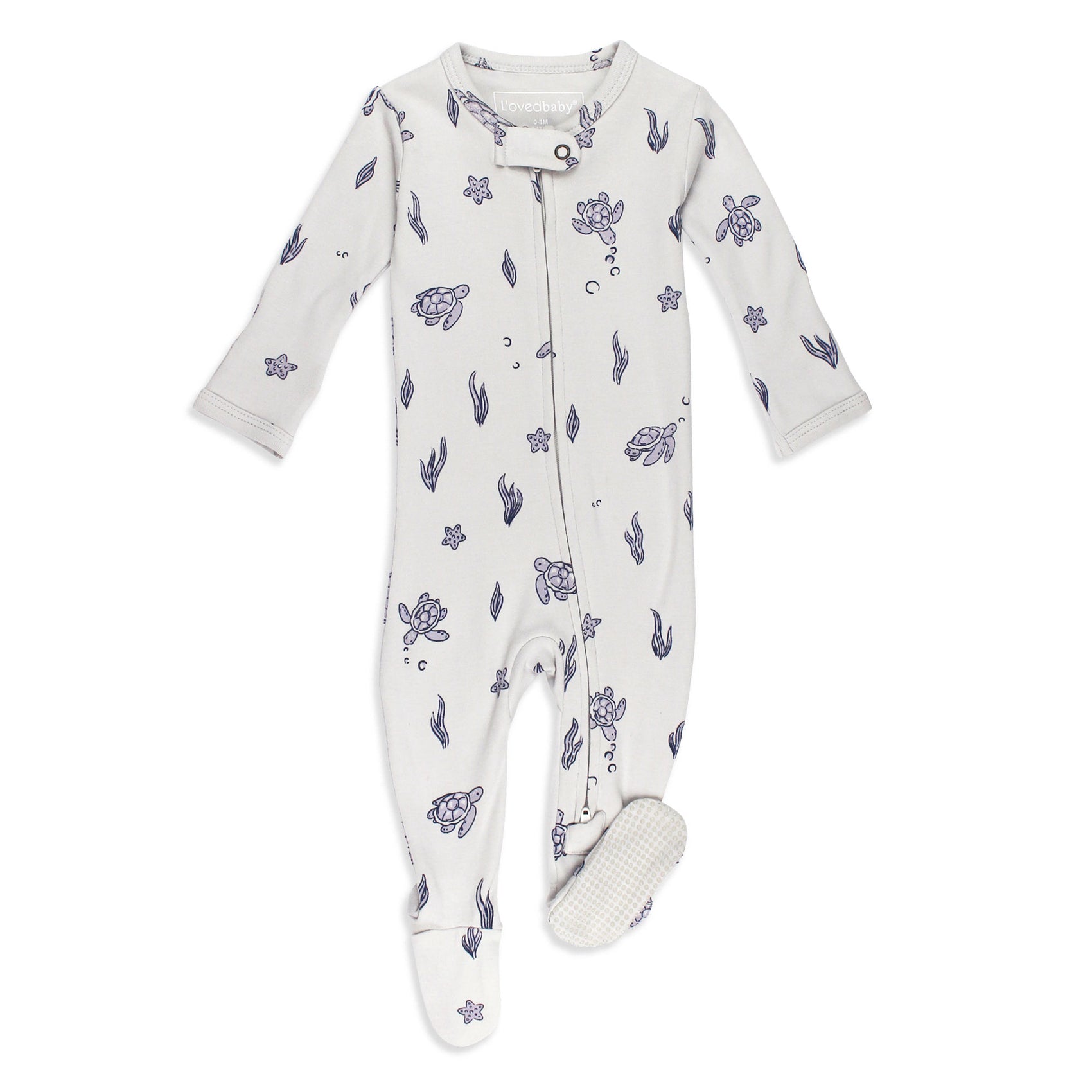 Organic Zipper Footie