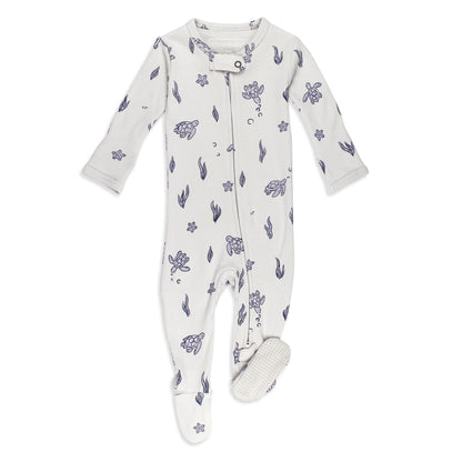 Organic Zipper Footie