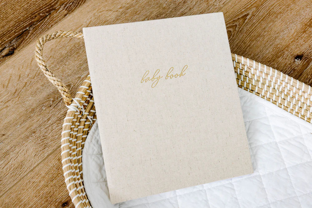 Baby Book + Keepsake Box