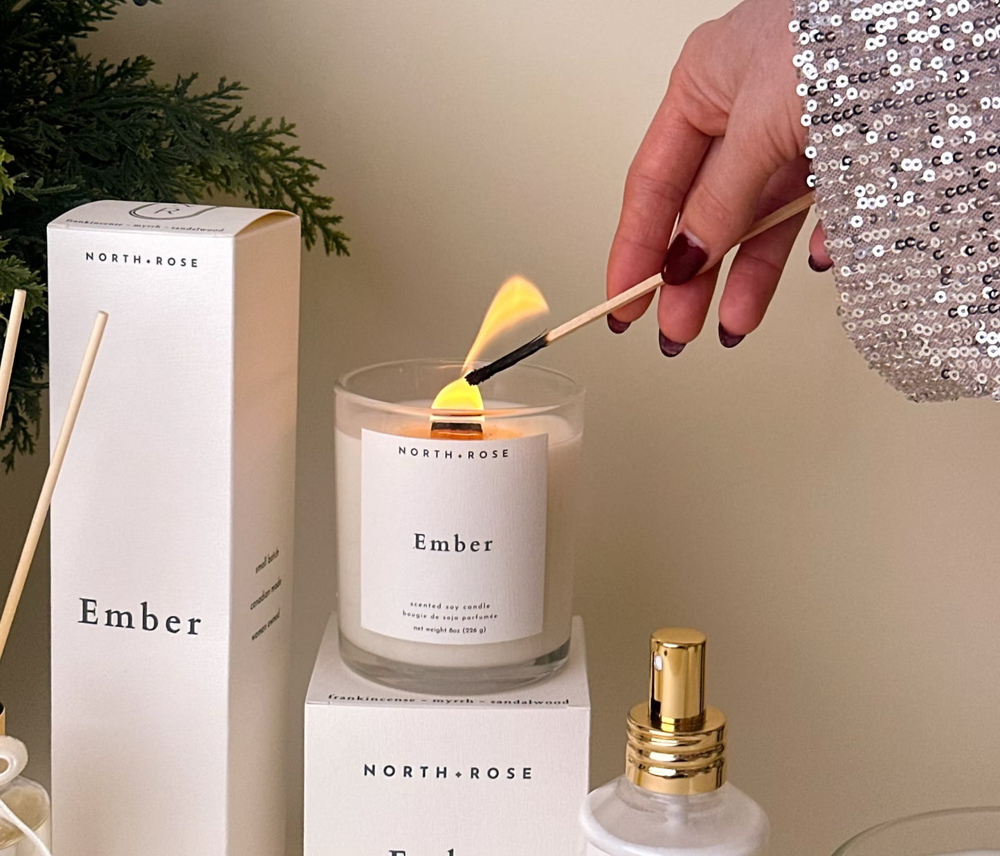 Ember Holiday Candle 8oz