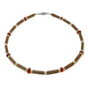 Hazel Wood & Baltic Amber Necklace