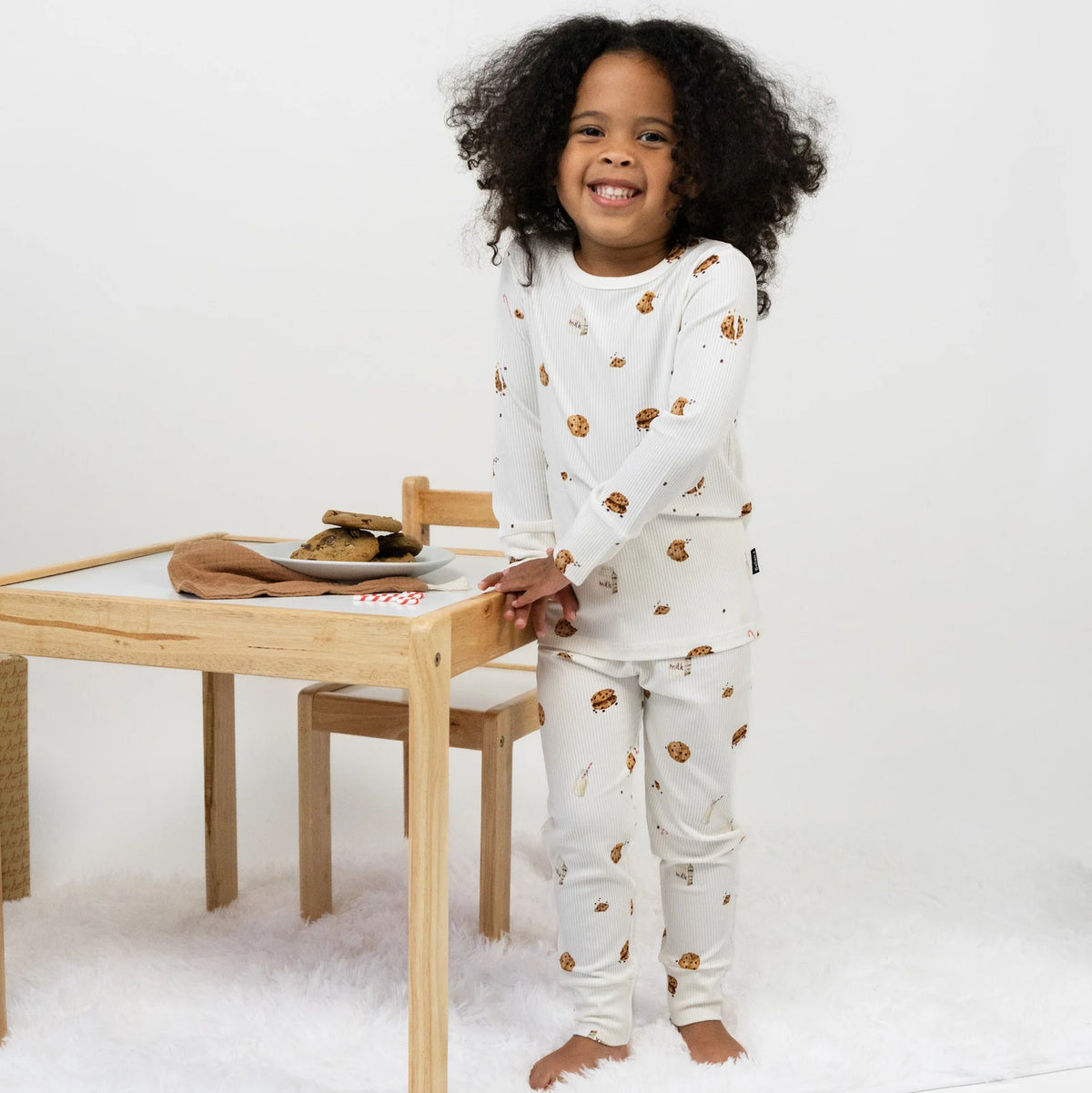 Ribbed Bamboo Long Sleeve Pajama Set