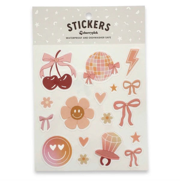 Girly Pop Waterproof Stickers
