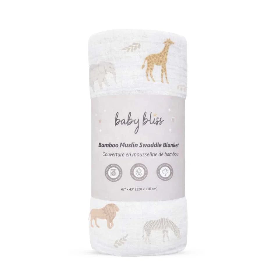 Bamboo Muslin Swaddle Blanket