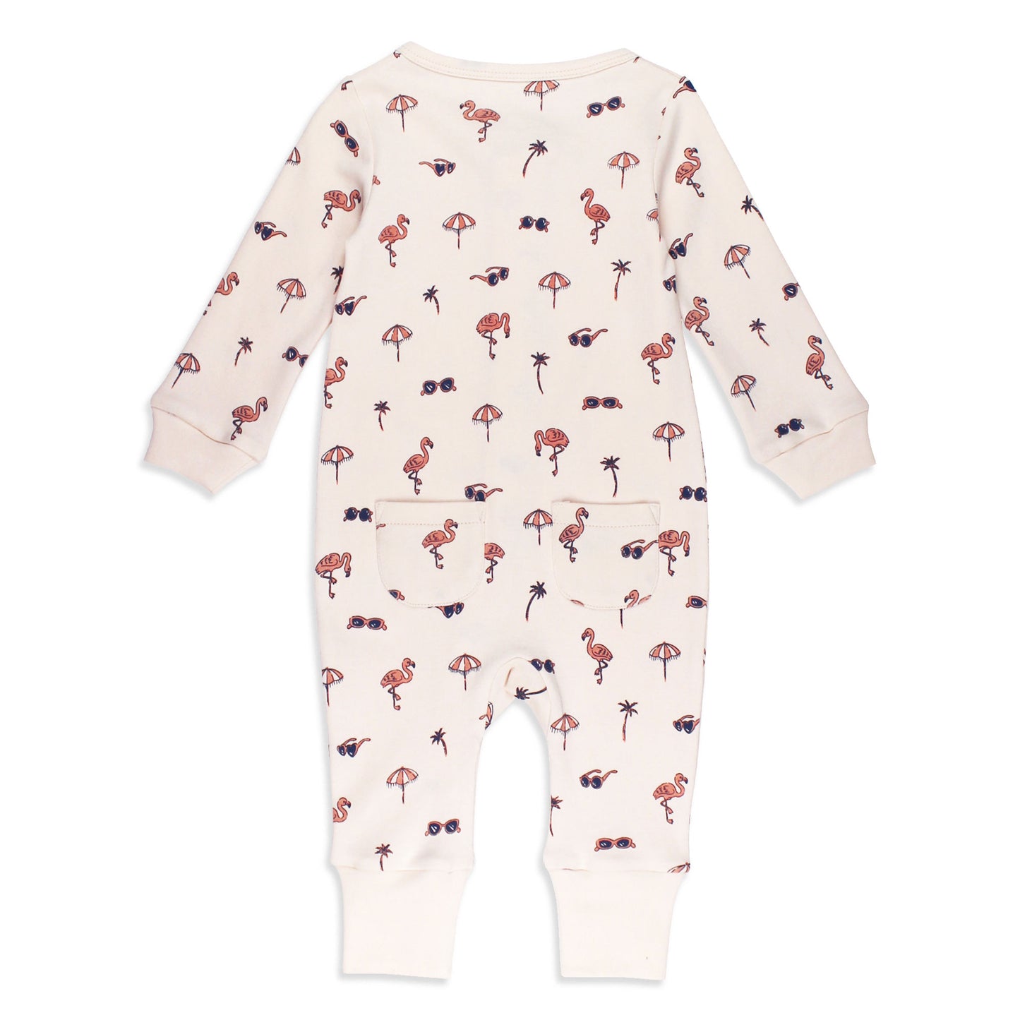 Organic Zipper Romper