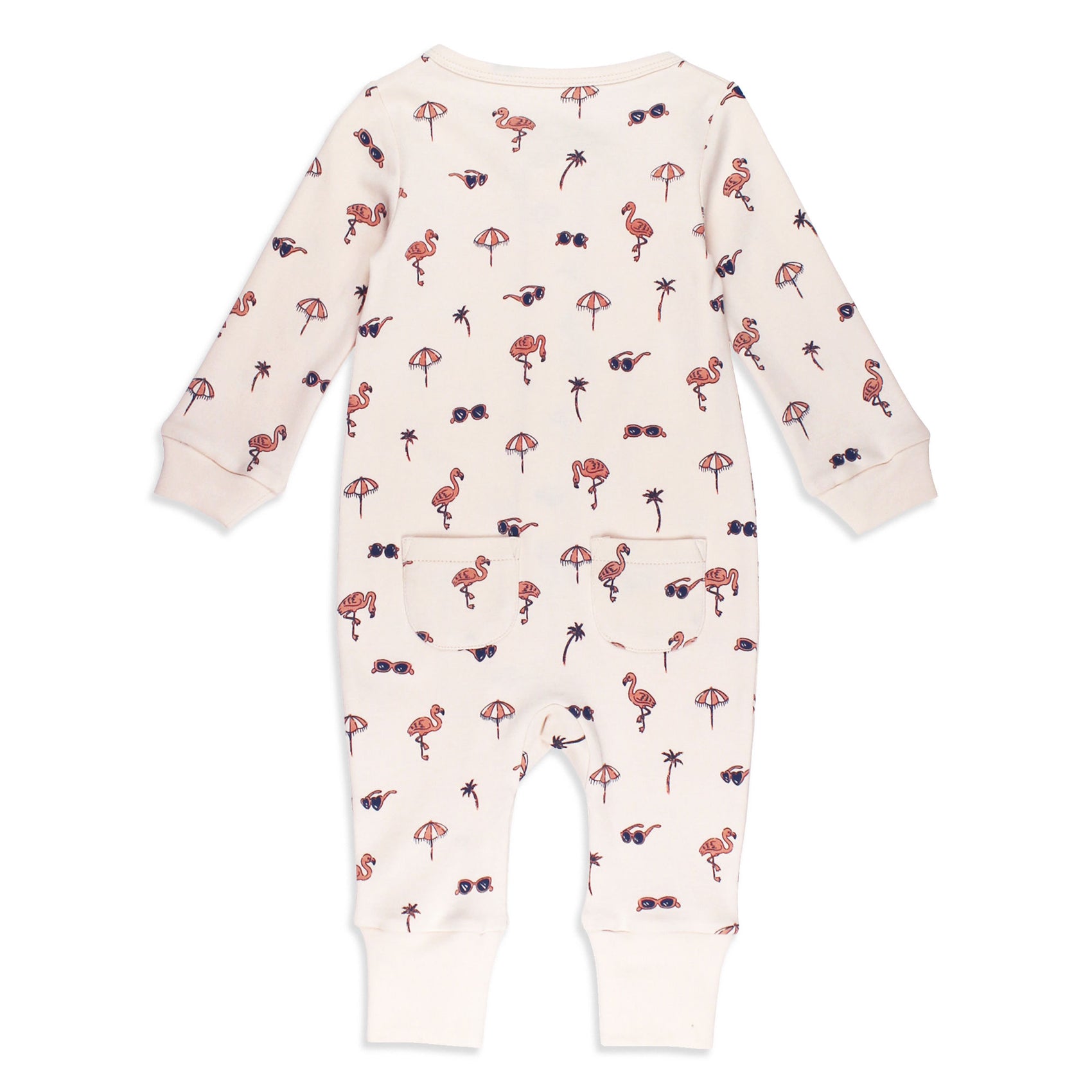 Organic Zipper Romper