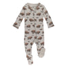 Organic Zipper Footie