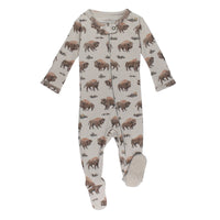 Organic Zipper Footie