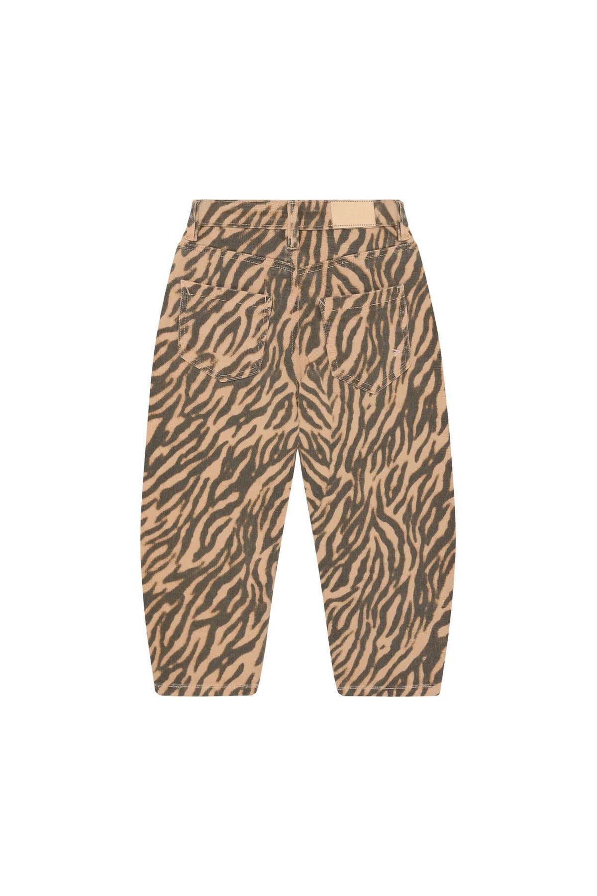 Barrel Fit Animal Print Pants
