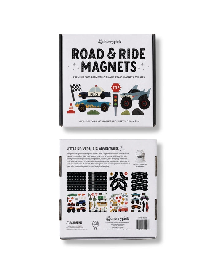Road + Ride Car Magnets Set