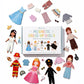 Magnetic Dress-Up Dolls Playset