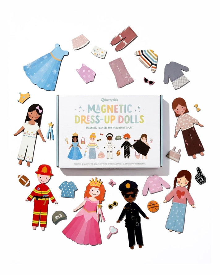 Magnetic Dress-Up Dolls Playset
