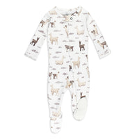 Organic Zipper Footie