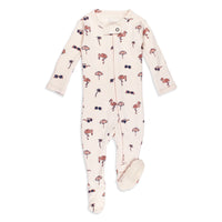 Organic Zipper Footie