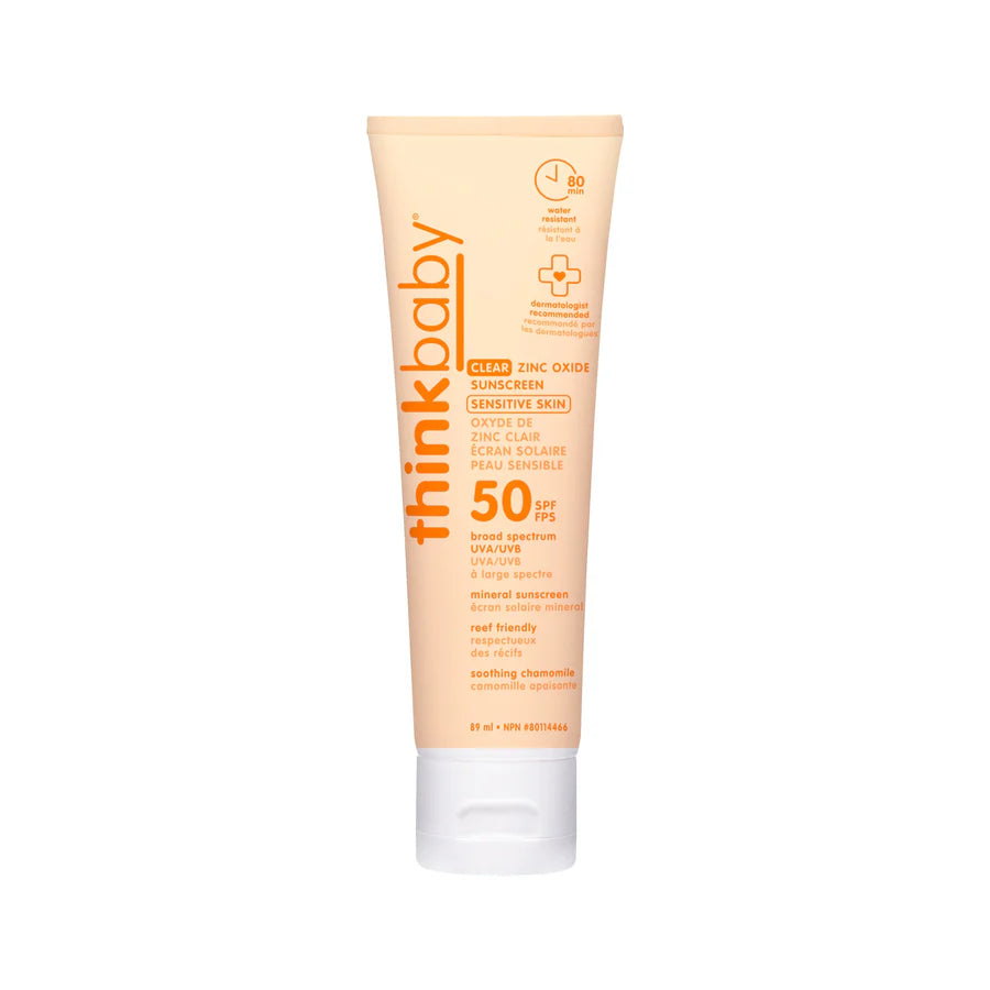Think Baby Clear Zinc Sunscreen Lotion SPF 50