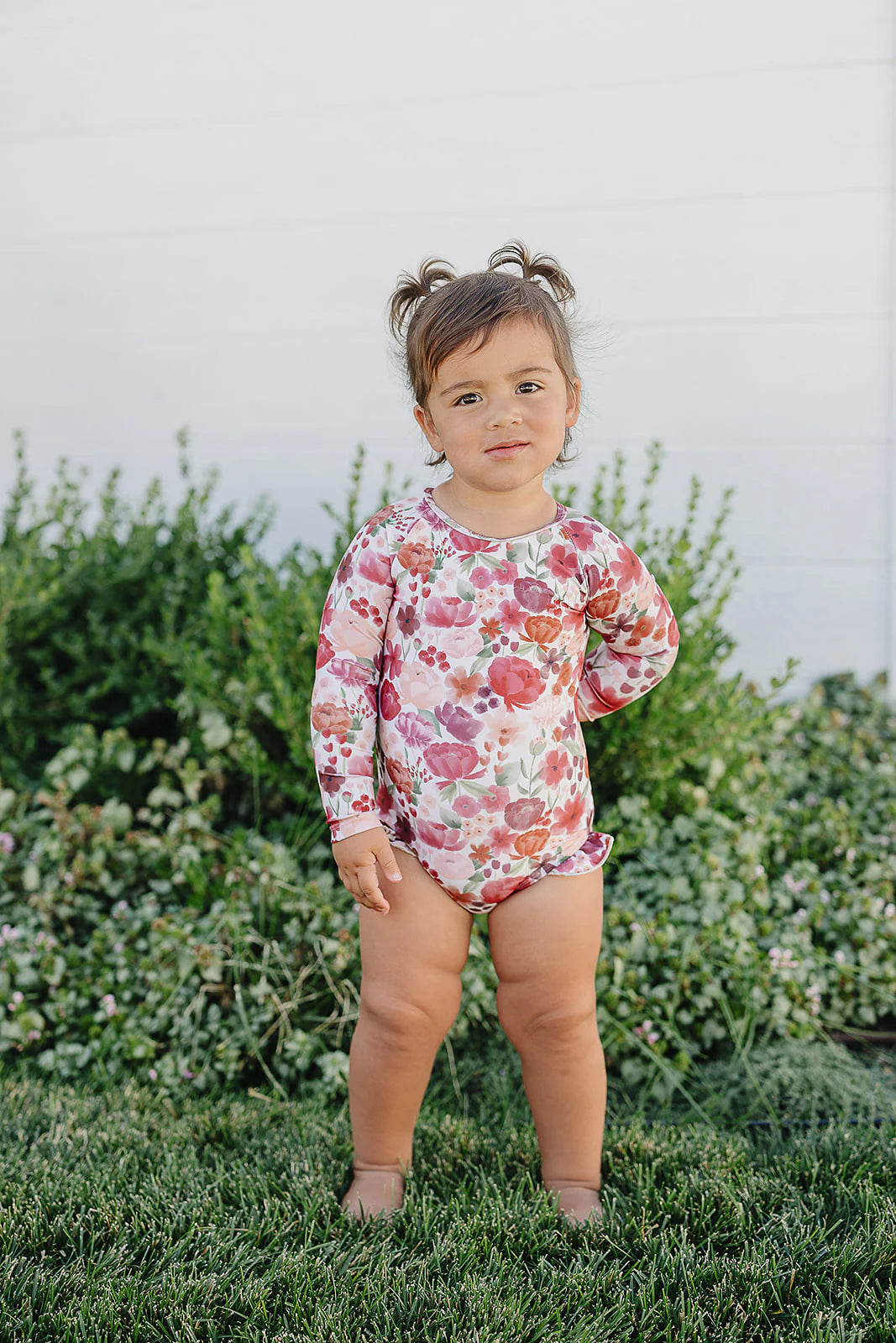 Ruffle Rashguard Suit