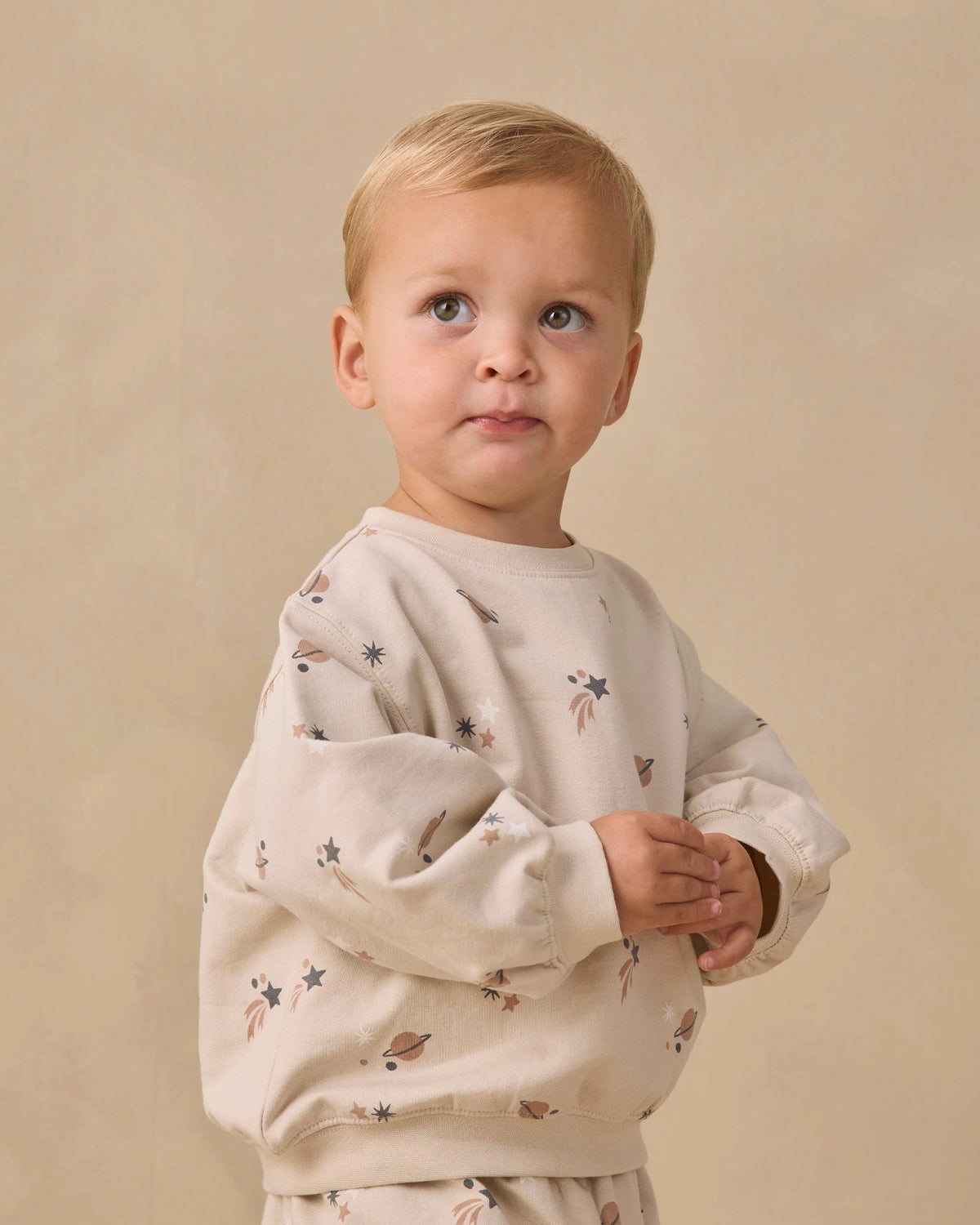 Oversized Crew Sweatshirt Space