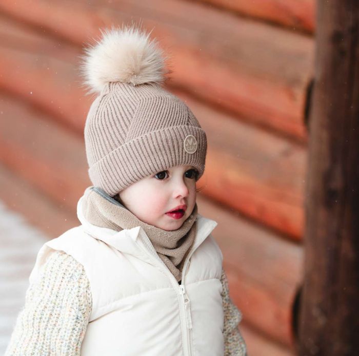 Knit Pom Hat