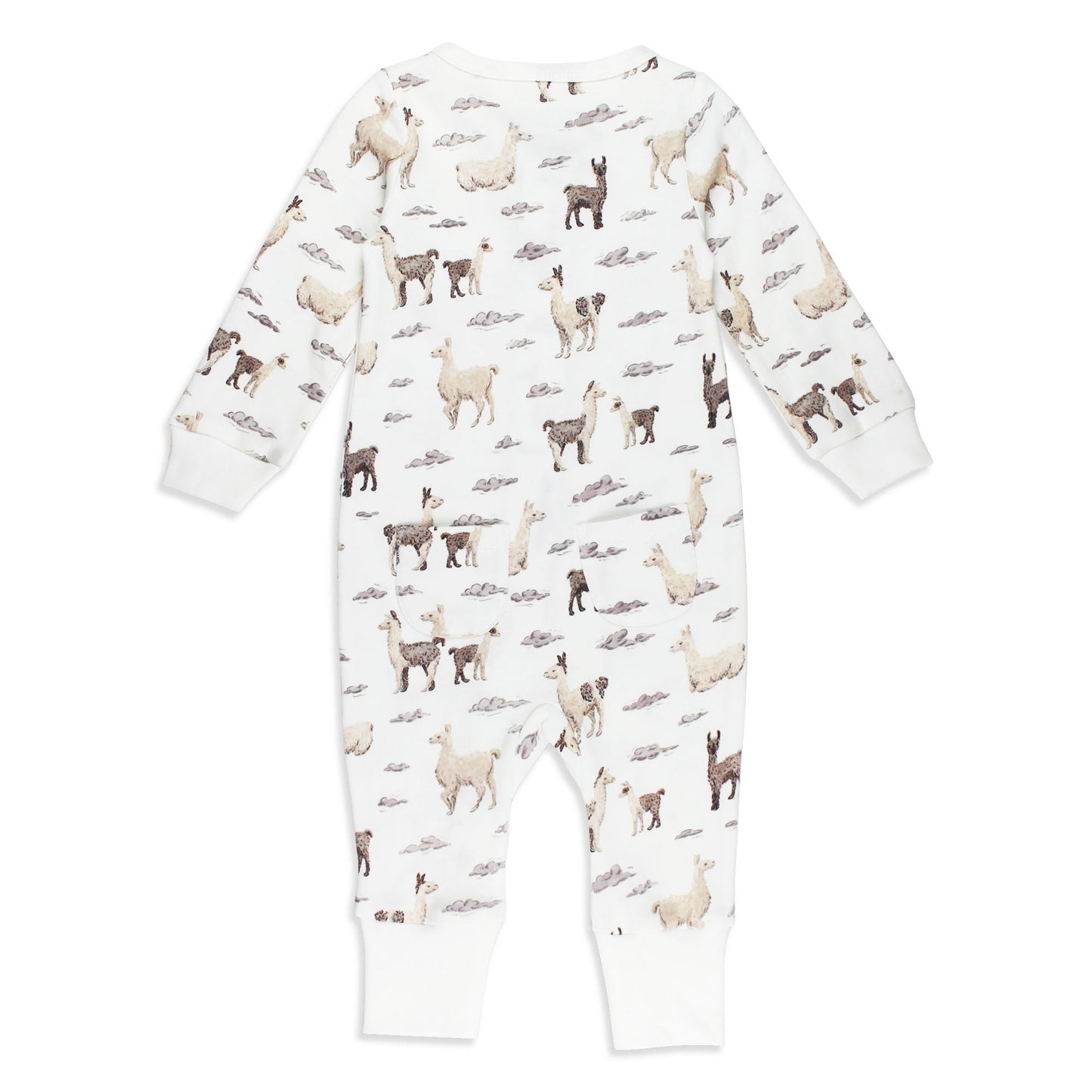 Organic Zipper Romper