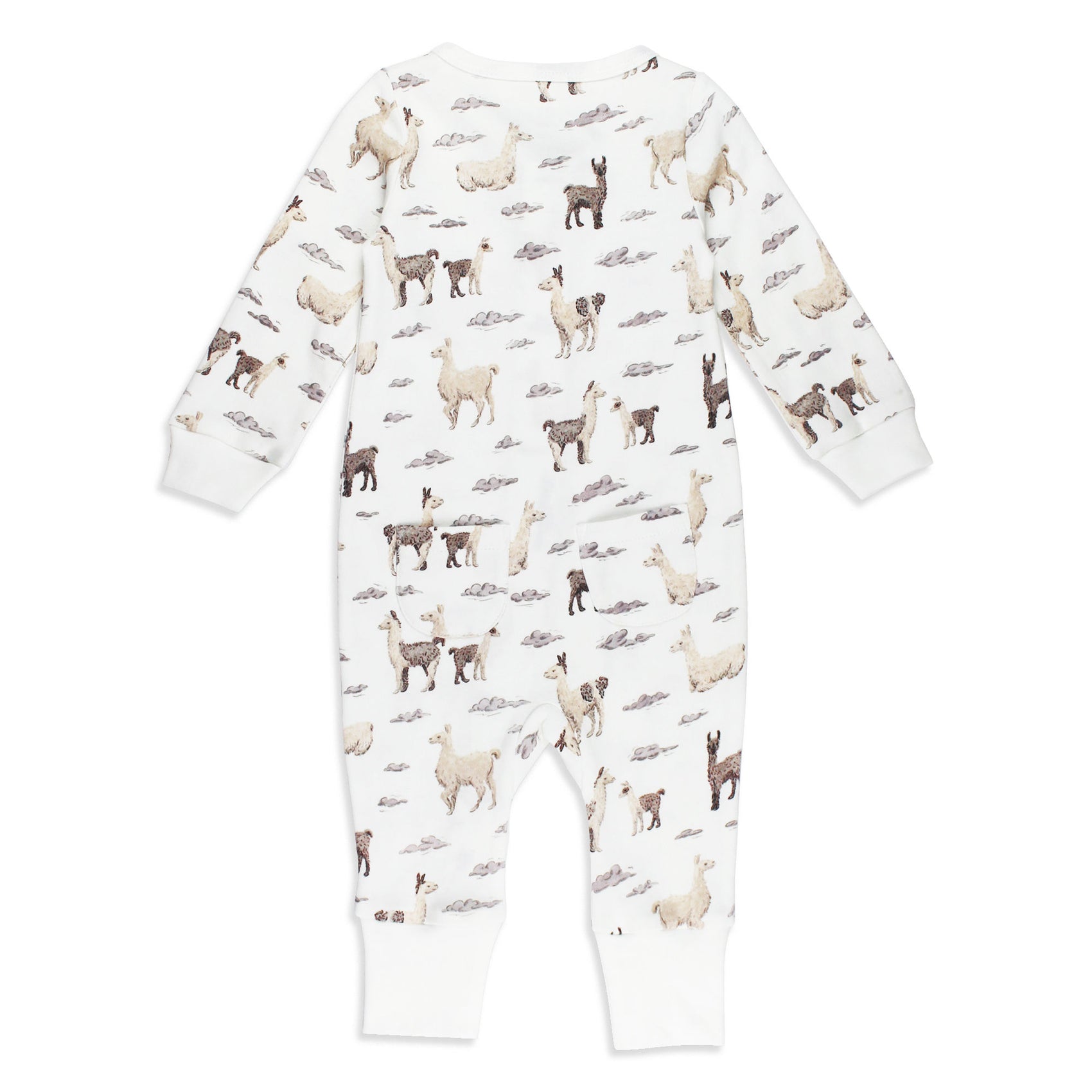 Organic Zipper Romper