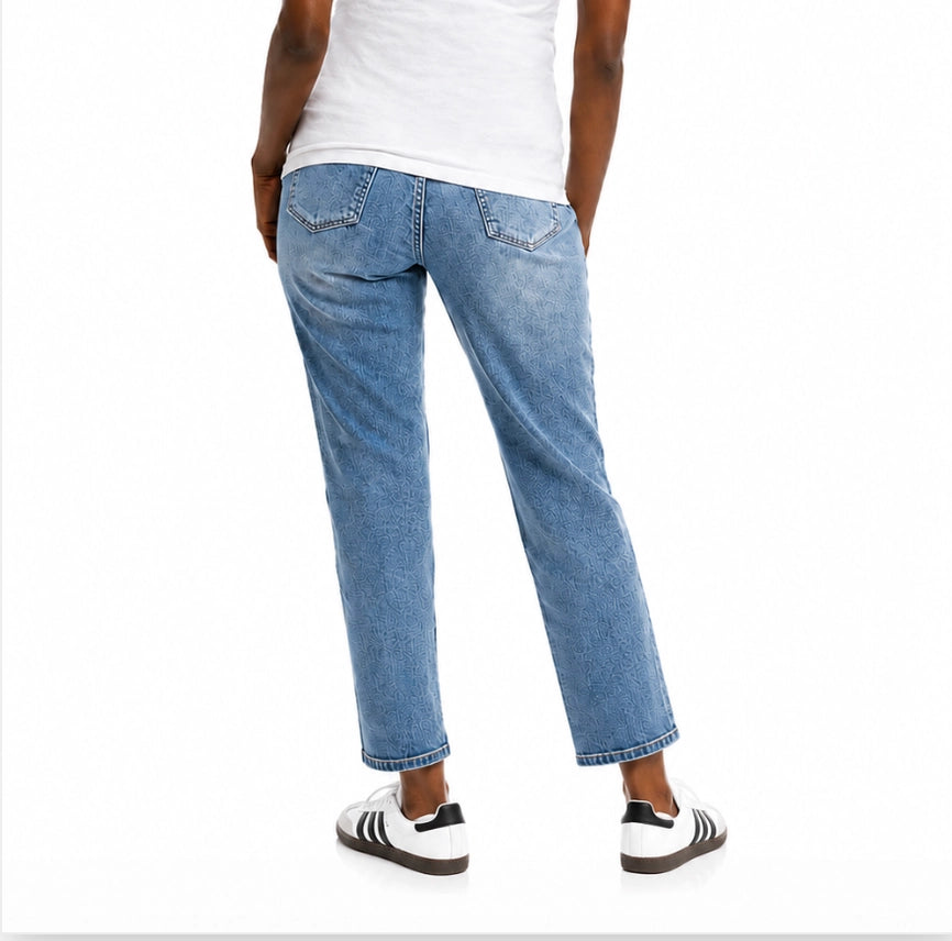 Straight Leg Ankle Denim