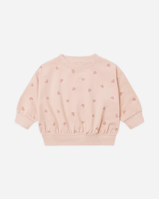 Relaxed Sweatshirt Hearts