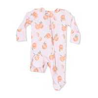 Ruffle Zipper Footie