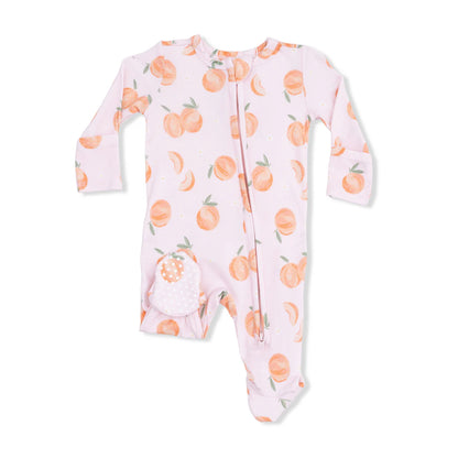 Ruffle Zipper Footie