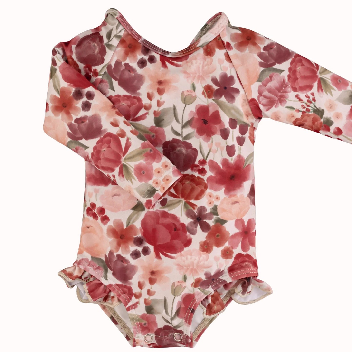 Ruffle Rashguard Suit