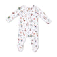 Ruffle Back Zipper Footie