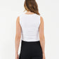 Jodie Ruched Rib Tank