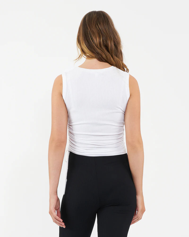 Jodie Ruched Rib Tank