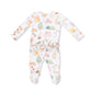 Ruffle Zipper Footie