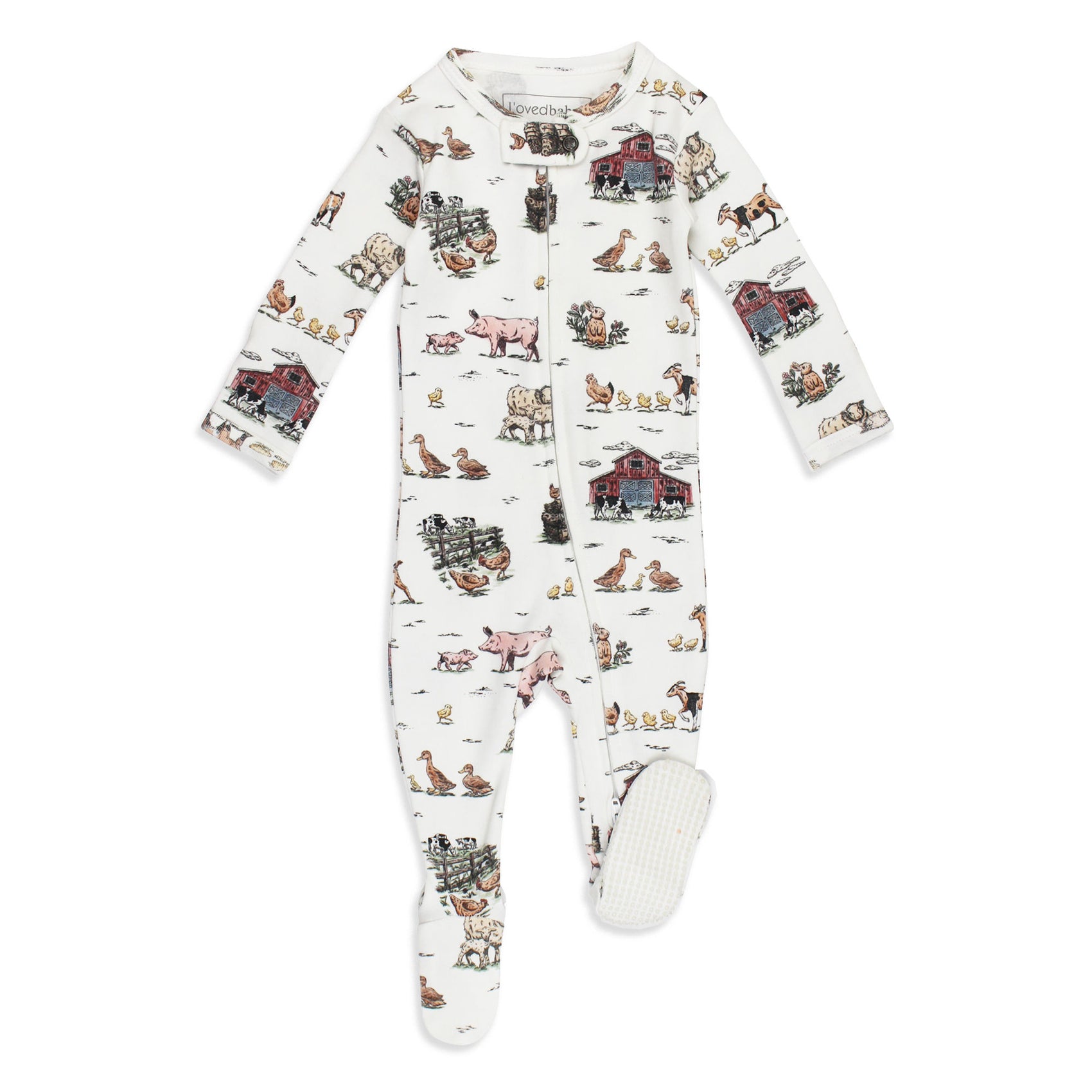 Organic Zipper Footie
