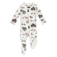 Organic Zipper Footie