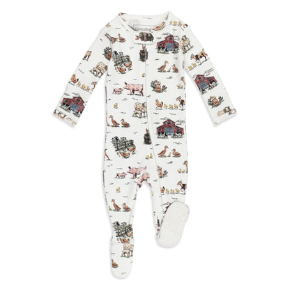 Organic Zipper Footie