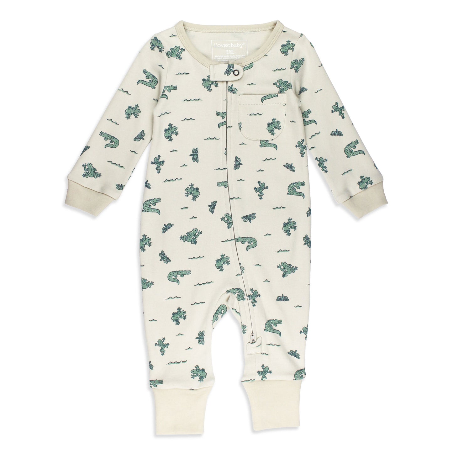 Organic Zipper Romper